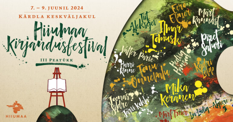 Sel nädalavahetusel, 7.-9. juunil toimub Kärdla keskväljakul 3. Hiiumaa kirjandusfestival. Reede, 7. juuni hommikupoolikul Kärdla keskväljakul algav festival to