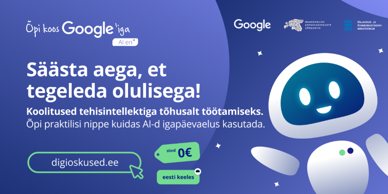 AI eriprogramm "Õpi koos Google’iga"