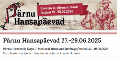 pärnu hansapäevad 2025 pakkumine hiidlastele
