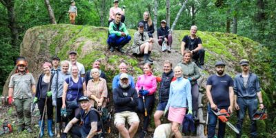 Turismiklastri 4. sünnipäev - talgutööd Kukka kivil_Foto Kristel Peikel