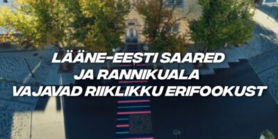 Lääne-Eesti saared ja rannikuala vajavad riiklikku erifookust